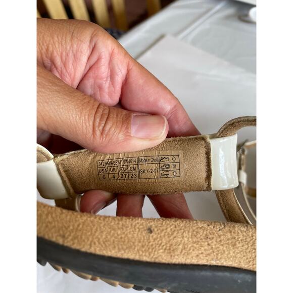 Vionic White and Tan Sandals - Picture 3 of 4